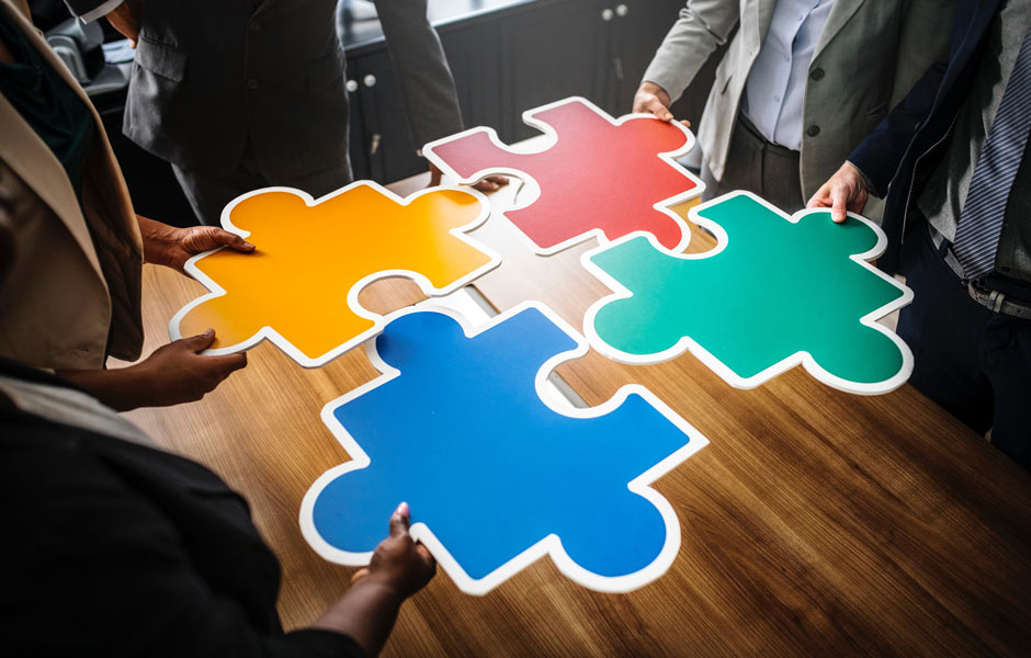 Integrare i saperi e collaborare puzzle